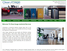 Tablet Screenshot of cleanimagejanitorial.com